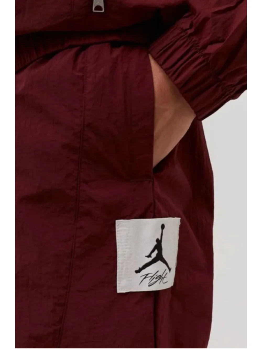 Nike Air Jordan Essential Track Pants Burgundy Maroon Sz L (DQ7474-680)